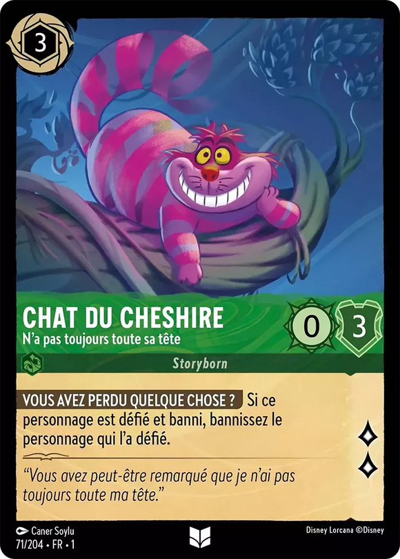 071/204 - Chat du cheshire - Lorcana : Premier Chapitre