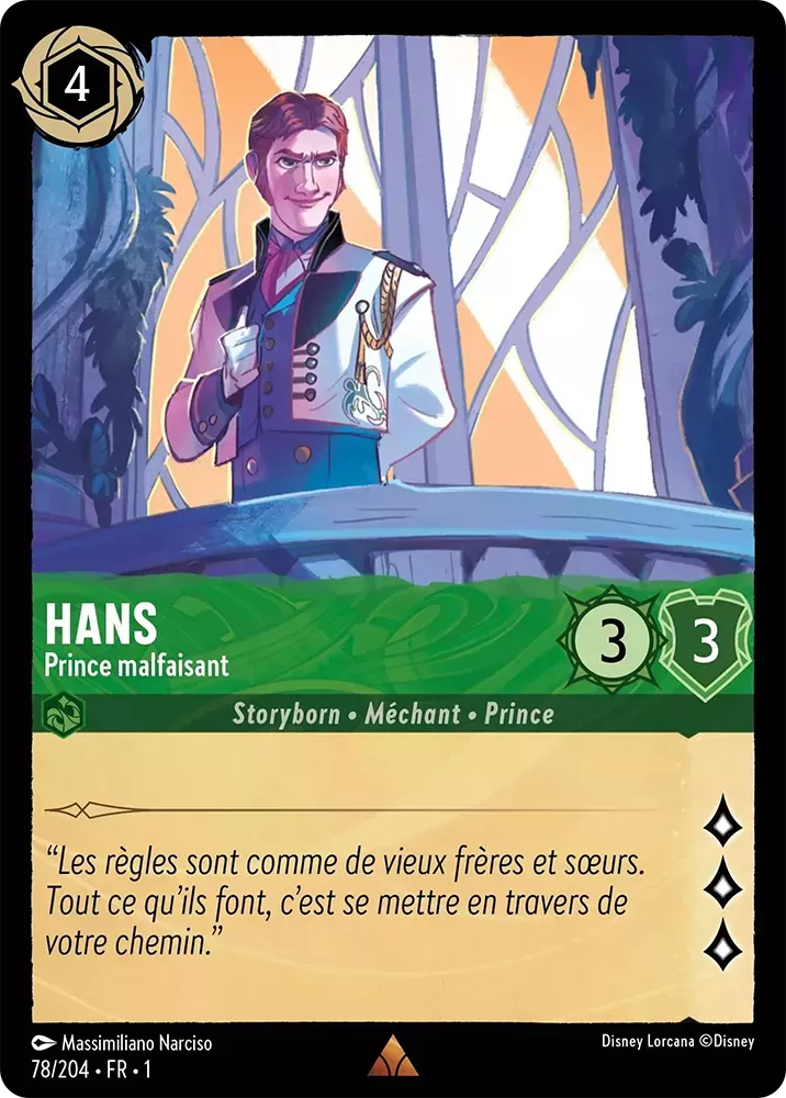 078/204 - Hans - Lorcana : Premier Chapitre