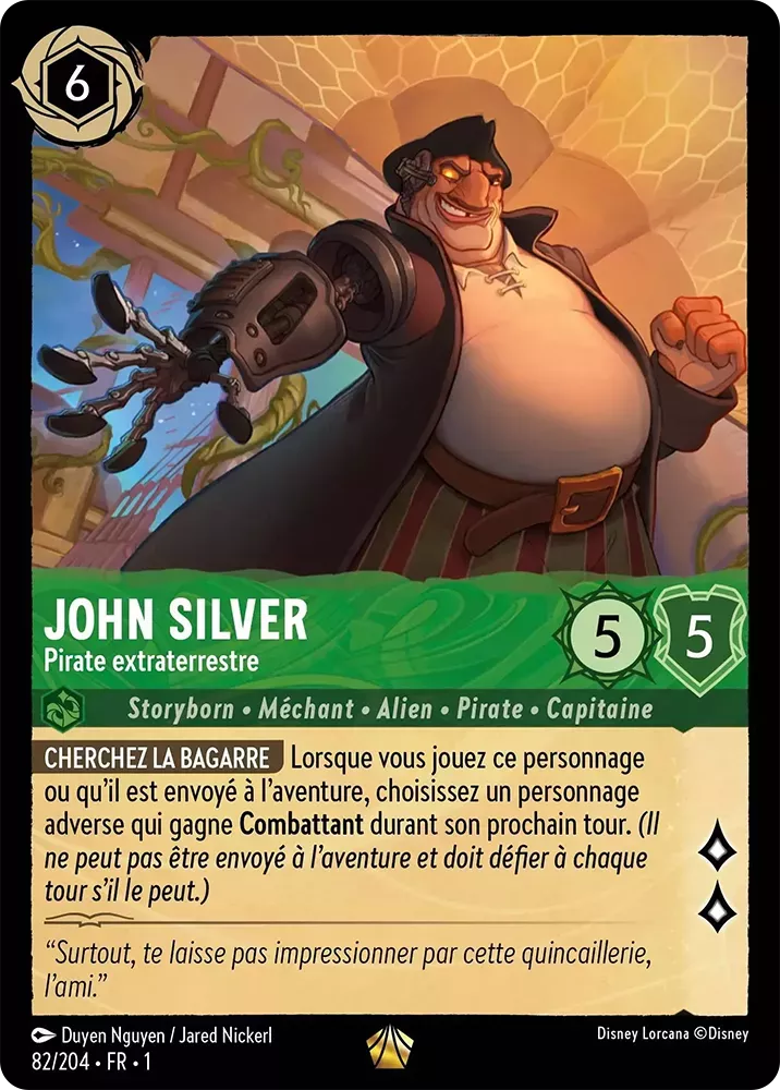 082/204 - John Silver - Lorcana : Premier Chapitre