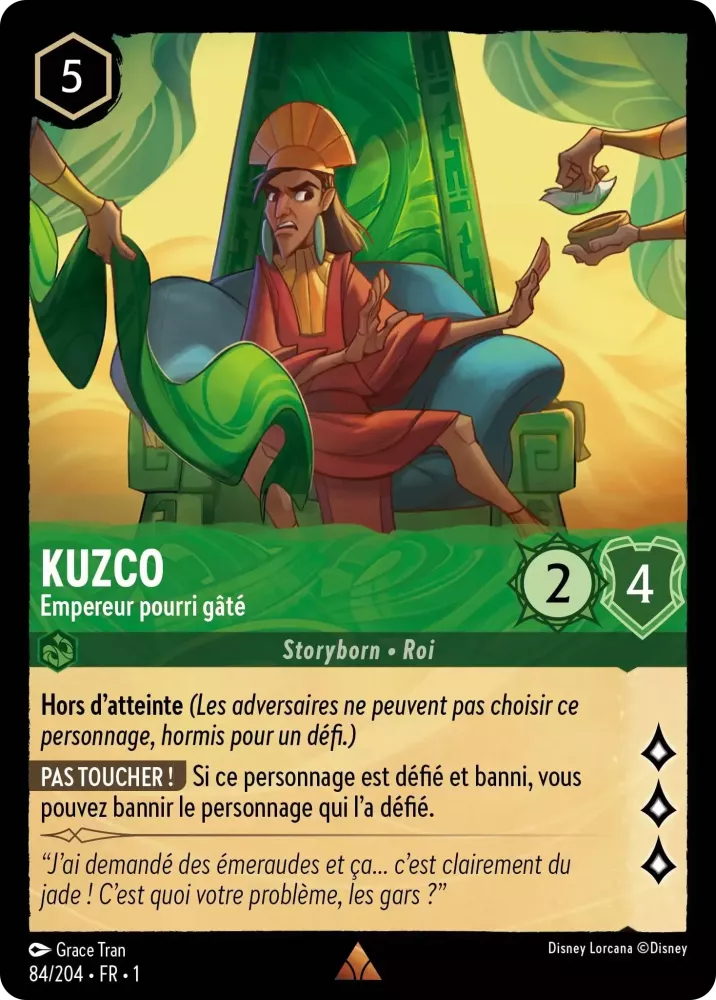 084/204 - Kuzco - Lorcana : Premier Chapitre