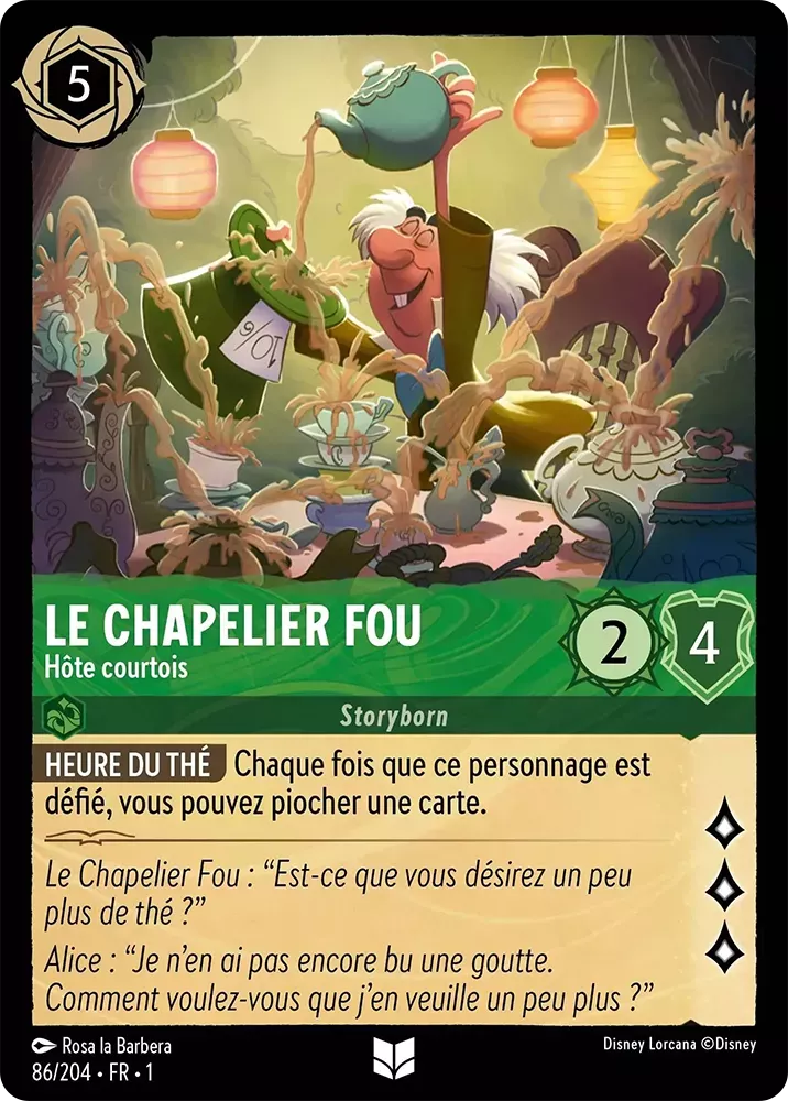 086/204 - Le chapelier fou - Lorcana : Premier Chapitre