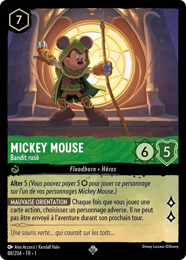 088/204 - Mickey Mouse - Lorcana : Premier Chapitre