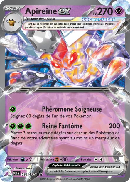 096/197 - Apireine ex - EV03 Flammes Obsidiennes