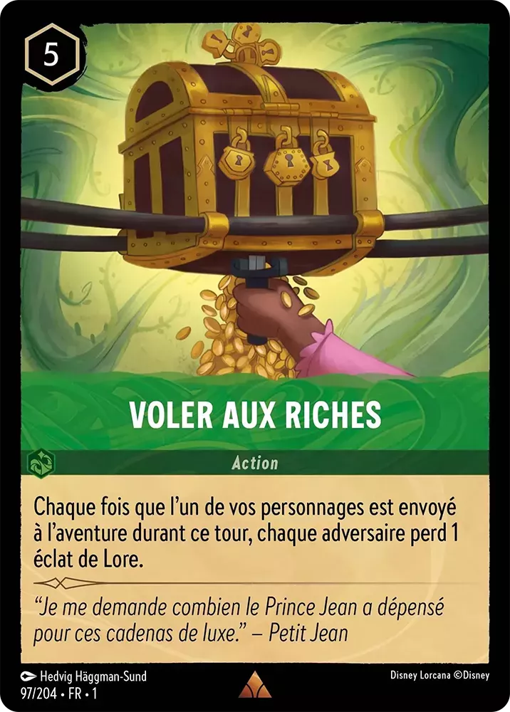 097/204 - Voler aux riches - Lorcana : Premier Chapitre