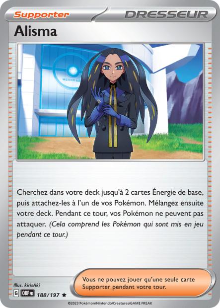 188/197 - Alisma - EV03 Flammes Obsidiennes