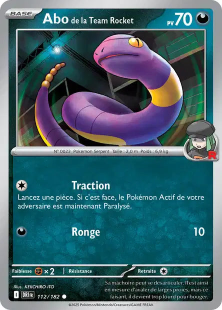 112/182 - Abo de la Team Rocket - EV10 Rivalités Destinées