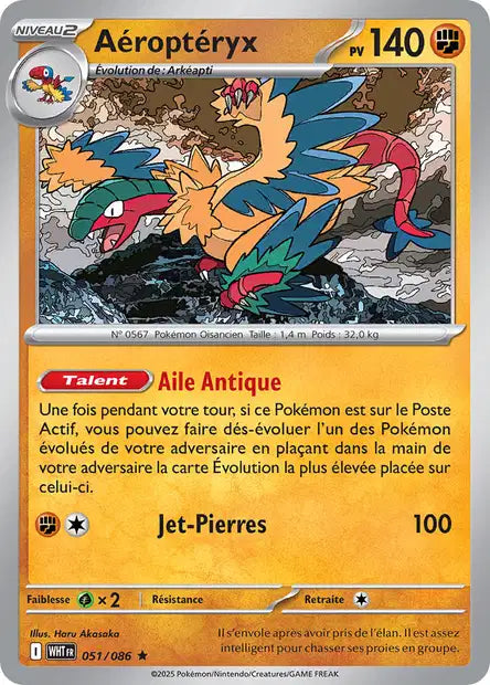 051/086 - Aéroptéryx - EV10.5 Flamme Blanche