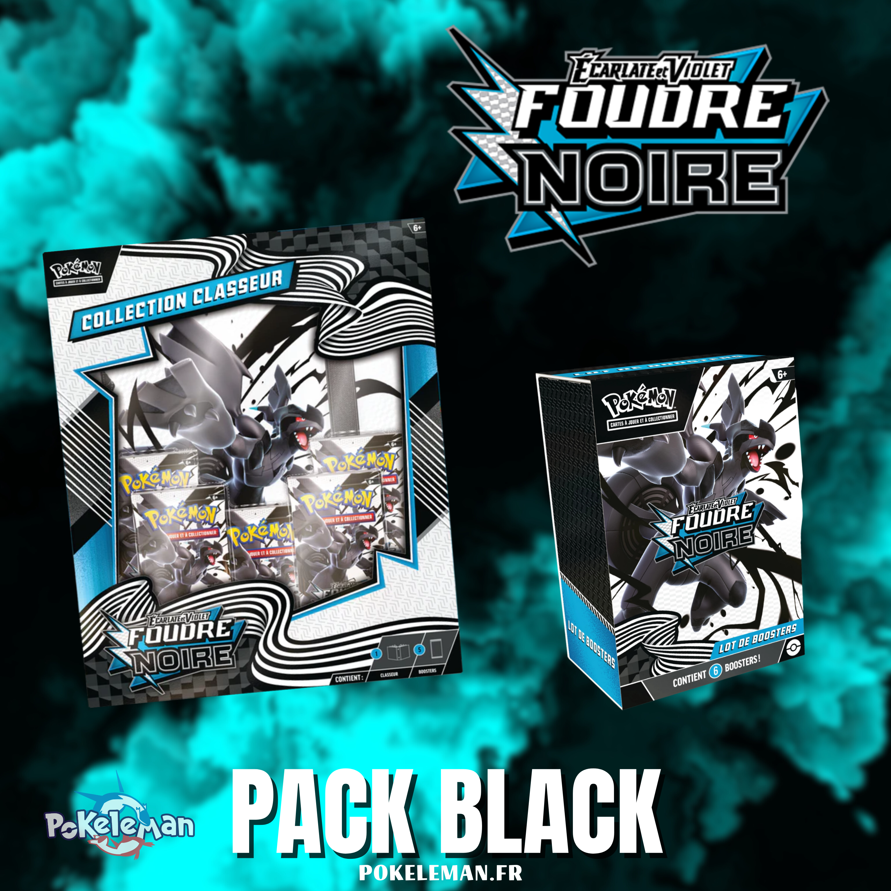 PACK BLACK (classeur, bundle) - Écarlate et Violet - Foudre Noire EV10.5 🇫🇷