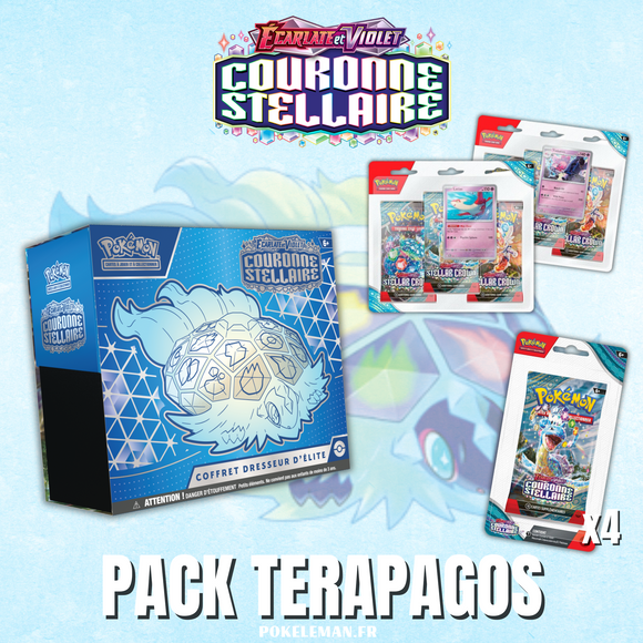 Pack Terapagos (blister, tripack, etb) - EV07 Ecarlate et Violet - Couronne Stellaire 🇫🇷