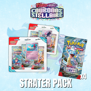 Starter Pack (booster, tripack) - EV07 Ecarlate et Violet - Couronne Stellaire 🇫🇷