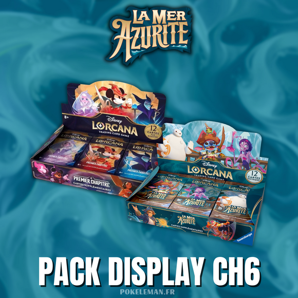 Pack Display - Disney Lorcana - Chapitre 1 + 5 ou 6 🇫🇷