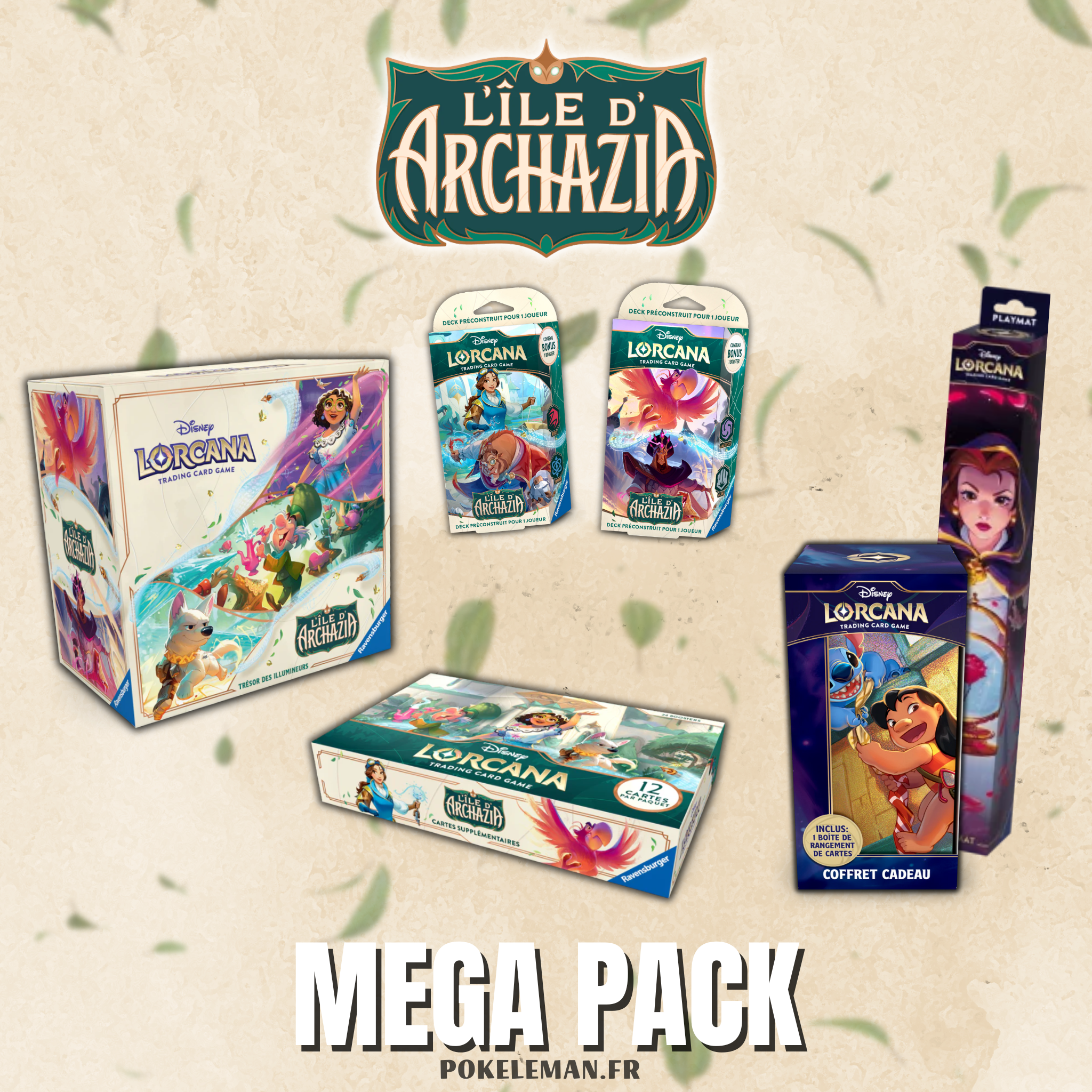 MEGA PACK - Disney Lorcana - Chapitre 7 - L'Île d'Archazia 🇫🇷