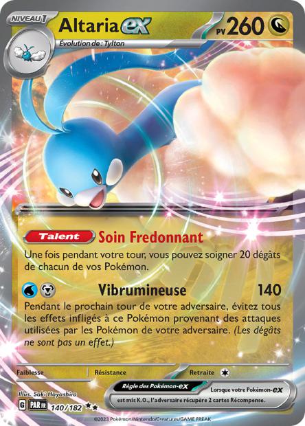 140/182 - Altaria ex - EV4 Faille Paradoxe