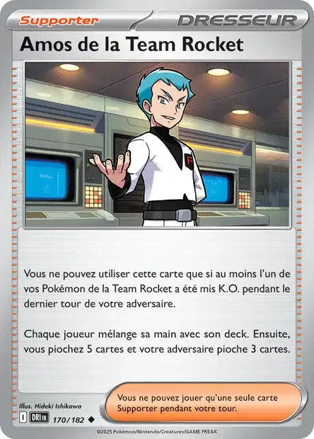 170/182 - Amos de la Team Rocket - EV10 Rivalités Destinées