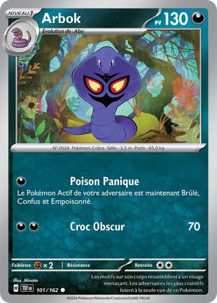 101/162 - Arbok - EV5 Forces Temporelles