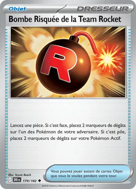 179/182 - Bombe Risquée de la Team Rocket - EV10 Rivalités Destinées