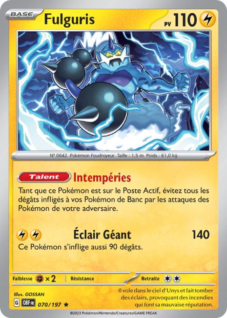 070/197 - Fulguris - EV03 Flammes Obsidiennes