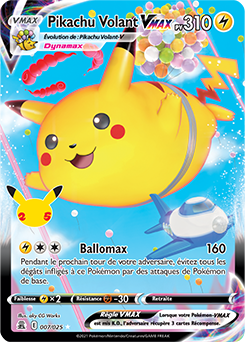 007/025 - Pikachu Volant VMAX - EB7.5 Célébrations