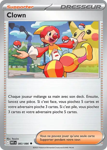 083/086 - Clown - EV10.5 Flamme Blanche