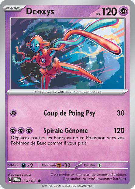 074/182 - Deoxys - EV4 Faille Paradoxe