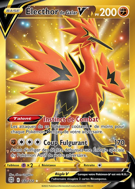 182/172 - Électhor de Galar-V - EB9 Stars etincelantes