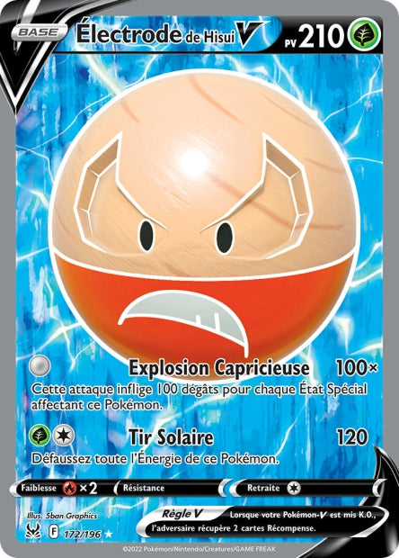 172/196 - Electrode de Hisui-V - EB11 Origine Perdue