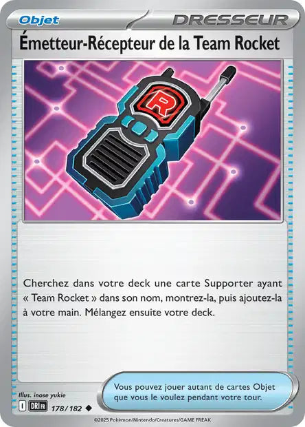 178/182 - Émetteur-Récepteur de la Team Rocket - EV10 Rivalités Destinées