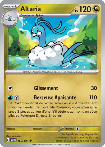 160/197 - Altaria - EV03 Flammes Obsidiennes