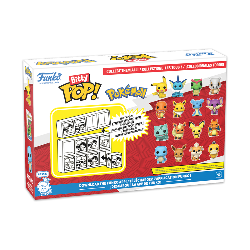FUNKO - BITTY POP POKEMON 4 Pack 2.5cm - Pikachu