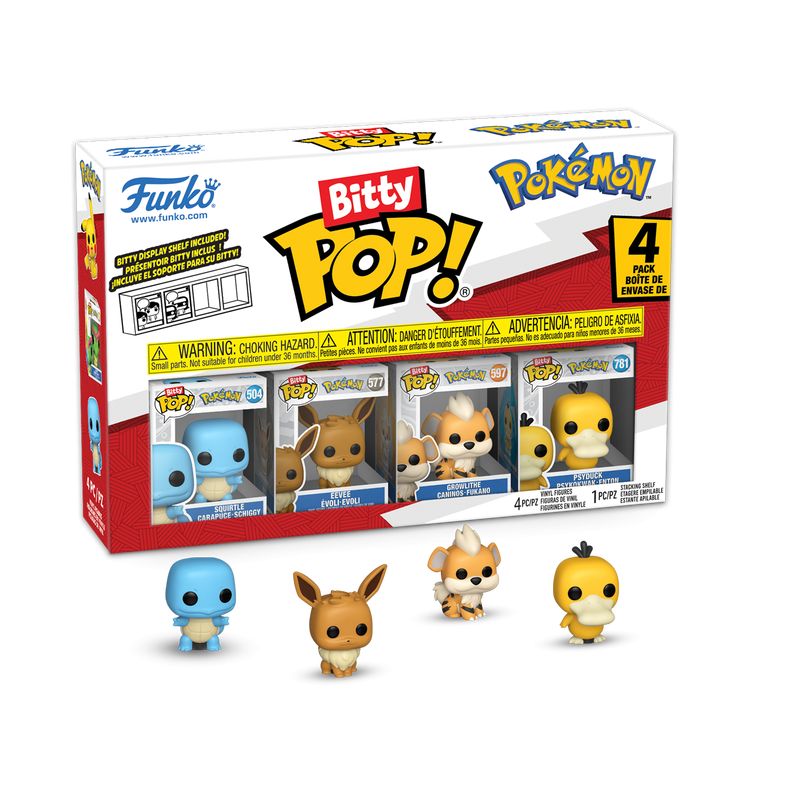FUNKO - BITTY POP POKEMON 4 Pack 2.5cm -  Carapuce