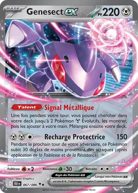 067/086 - Genesect ex - EV10.5 Foudre Noire