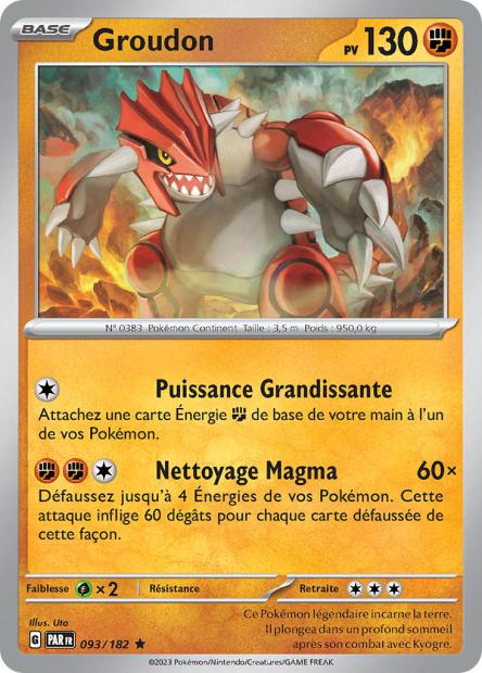 093/182 - Groudon - EV4 Faille Paradoxe