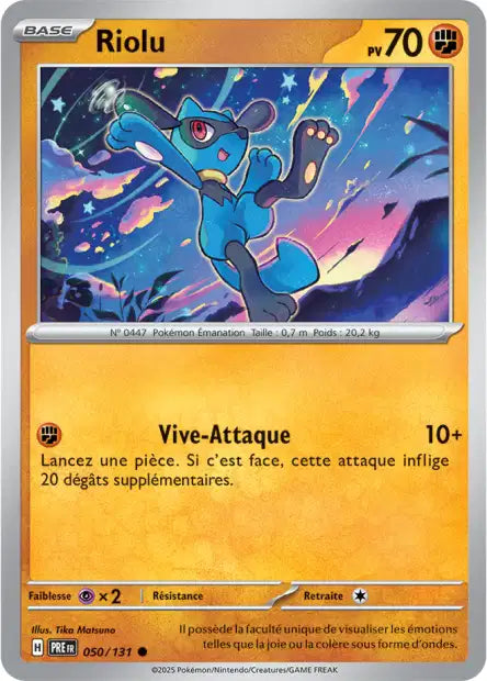 050/131 - Riolu - EV8.5 Évolutions Prismatiques