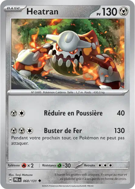 068/131 - Heatran - EV8.5 Évolutions Prismatiques