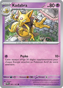 081/167 - Kadabra - EV6 Mascarade Crépusculaire