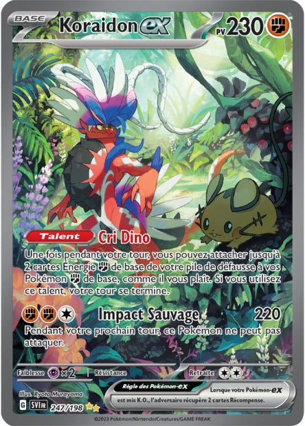 247/198 - Koraidon ex - EV01 Écarlate et Violet