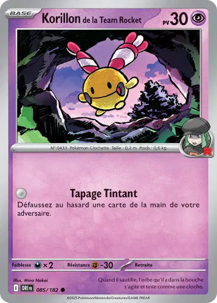 085/182 - Korillon de la Team Rocket - EV10 Rivalités Destinées