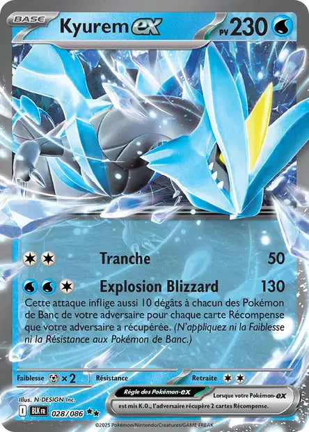 028/086 - Kyurem ex - EV10.5 Foudre Noire