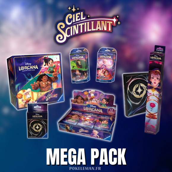 MEGA PACK - Disney Lorcana - Chapitre 5 - Ciel Scintillant 🇫🇷 [2ND VAGUE]