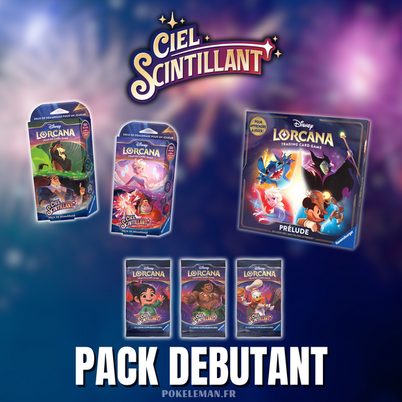 Pack débutant - Disney Lorcana - Chapitre 5 - Ciel Scintillant 🇫🇷