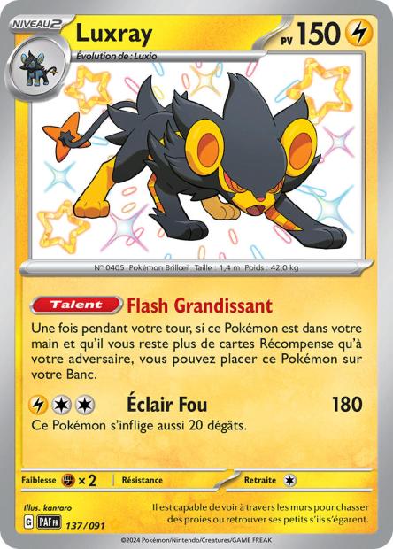 137/91 - Luxray - EV4.5 Destinées de Paldea