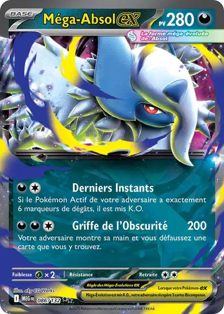086/132 - Méga-Absol ex - ME01 Méga-Évolution