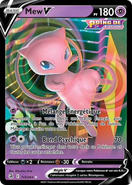 113/264 - Mew-V - EB8 Poing de Fusion