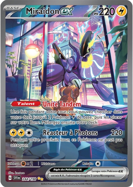 244/198 - Miraidon ex - EV01 Écarlate et Violet