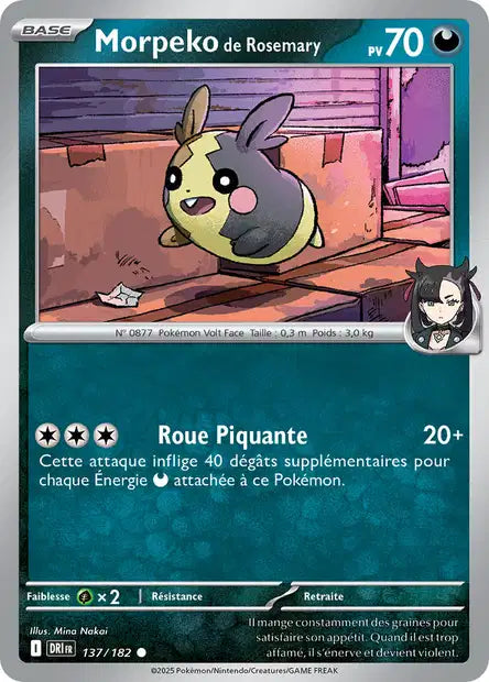 137/182 - Morpeko de Rosemary - EV10 Rivalités Destinées