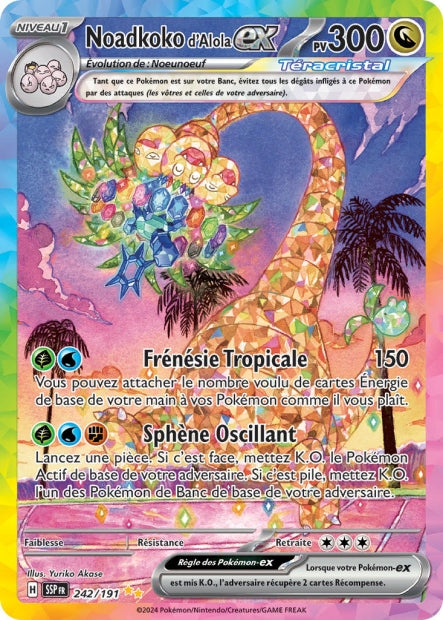 242/191 - Noadkoko d'Alola ex - EV8 Étincelles Déferlantes