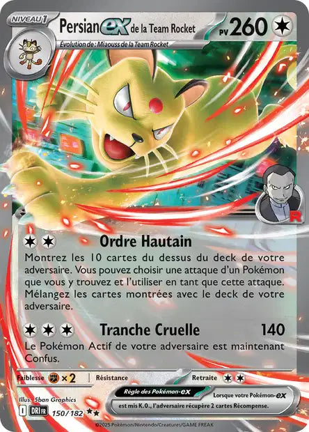150/182 - Persian ex de la Team Rocket - EV10 Rivalités Destinées