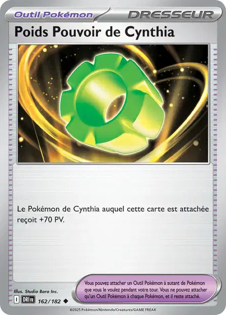 162/182 - Poids Pouvoir de Cynthia - EV10 Rivalités Destinées