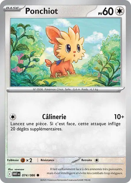 074/086 - Ponchiot - EV10.5 Flamme Blanche