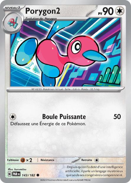 143/182 - Porygon2 - EV4 Faille Paradoxe